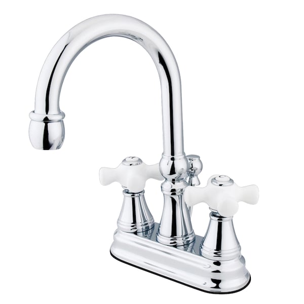 4" Centerset Bathroom Faucet, Chrome